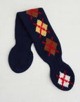 Argyle Bowtie Scarf, Midnight Combo