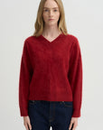 Grizzly Double V Sweater, Carmine