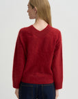 Grizzly Double V Sweater, Carmine