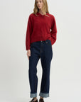 Grizzly Double V Sweater, Carmine