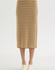 Gingham Long Skirt