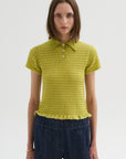Smocked Shrunken Polo, Evoo & Butter