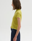 Smocked Shrunken Polo, Evoo & Butter