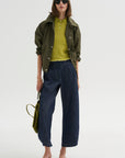 Smocked Shrunken Polo, Evoo & Butter