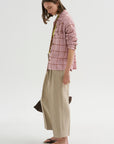 Dylan Plaid Shirt, Sprinkle & Burnt Sienna