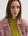 Dylan Plaid Shirt, Sprinkle & Burnt Sienna