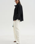 Clyde Double Fur Denim, Off White