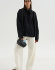 Clyde Double Fur Denim, Off White