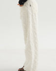 Clyde Double Fur Denim, Off White
