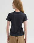 Fitted Tee, Midnight Blue