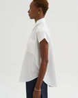 Cap Sleeve Top, White