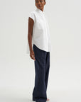 Cap Sleeve Top, White