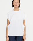 Cap Sleeve T-Shirt, White