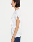 Cap Sleeve T-Shirt, White