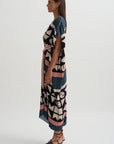 Cherry Plisse Kaftan, Vibs in Bobs