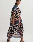 Cherry Plisse Kaftan, Vibs in Bobs
