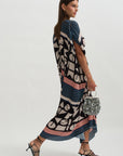 Cherry Plisse Kaftan, Vibs in Bobs