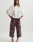 Say Cotton Pants, Red Navy Birdy