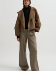 Moon Short Jacket, Camel