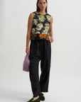 Drawstring Pants, Tropical Black