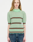 Safe-T Knit, Green Grey Denim