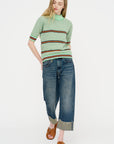 Safe-T Knit, Green Grey Denim