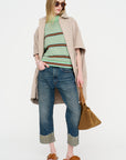 Safe-T Knit, Green Grey Denim