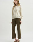 Elyse Oversized Polo, Ivory
