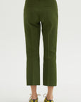 Tonal Stripe Kick Pant, Avocado