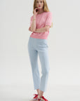 Kick Pant, Pale Blue Seersucker