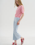 Kick Pant, Pale Blue Seersucker
