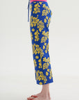 Lane Pant, Royal & Yellow Floral