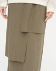 Raw Layer Skirt, Clay