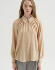 Stamford - Organic Silk Shirt, Beige