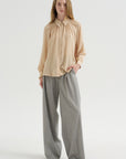Stamford - Organic Silk Shirt, Beige