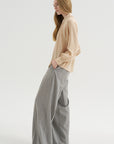 Stamford - Organic Silk Shirt, Beige