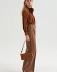 Adam - Organic Silk Blouse, Brick