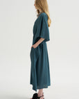 Ambleside - Organic Silk Dress, Emerald
