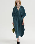 Ambleside - Organic Silk Dress, Emerald