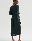 Ludo - Silk And Lurex Dress, Black