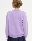Alnwick - Japanese Cotton Sweater, Lilac