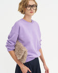 Alnwick - Japanese Cotton Sweater, Lilac