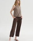 Drape Jersey - 66 Pants, Dark Brown