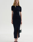 Rill Skirt, Dark Navy