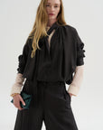 Sheer Wool Top, Off White