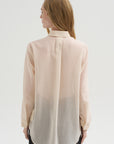 Sheer Wool Top, Off White