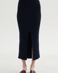 Rill Skirt, Dark Navy