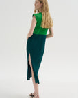 Swing Dress, Green
