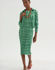 Basket Dress, Green