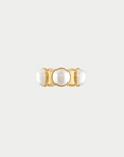 JADE RUZZO - Vic Ring Large, Pearl